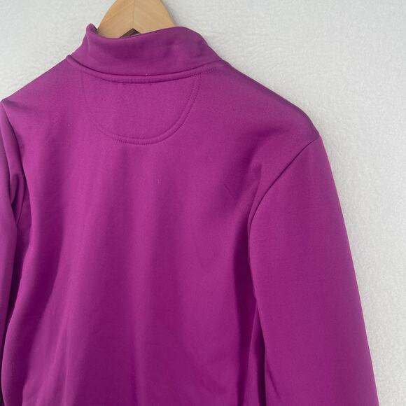 EDDIE BAUER Jacket Womens L FreeHeat Plush Fleece Lined Full Zip Purple - Picture 10 of 16
